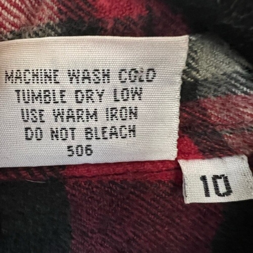 Vtg Styleworks Plaid Patchwork Button Up Embroide… - image 3